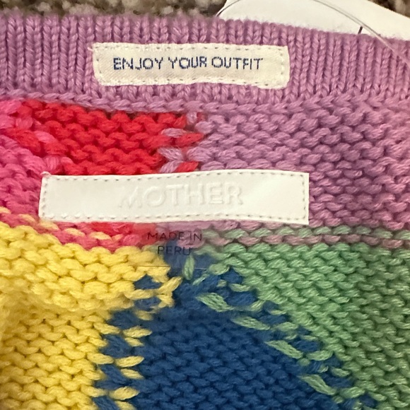 MOTHER Multicolor The Band Wagon Sweater Tank - Picture 4 of 8